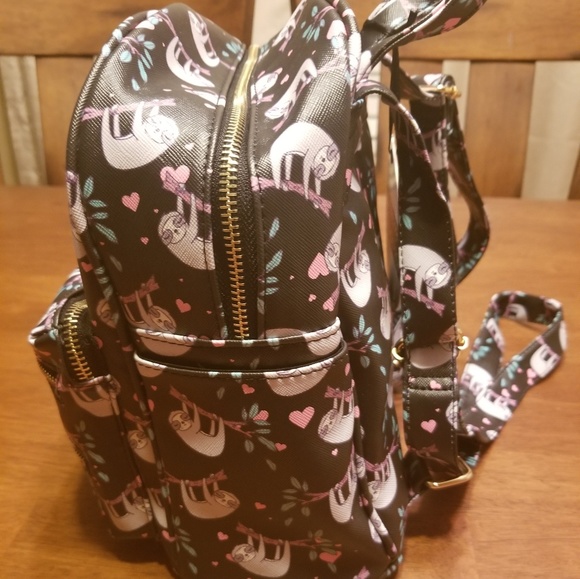 sloth backpack purse
